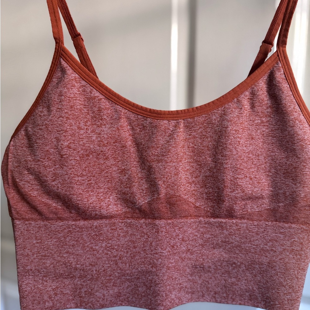 PINK Victoria's Secret Rust Sports Bra